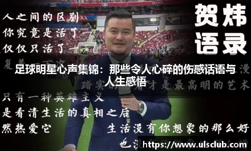 足球明星心声集锦：那些令人心碎的伤感话语与人生感悟